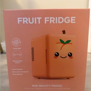 Orange Mini Beauty Fridge